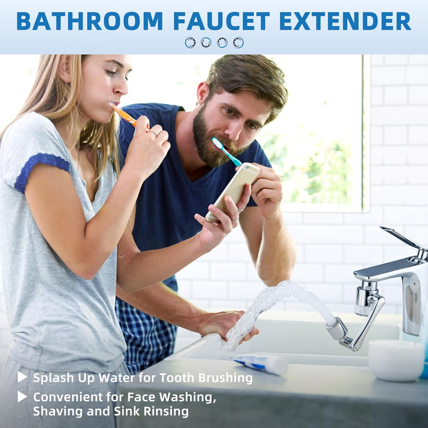 Universal 1080° Faucet Extender